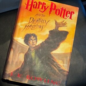Harry Potter and the Deathly Hallows Book - Orange Cover